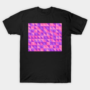 Pink and Purple Quilt Squares T-Shirt